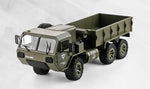 Camion de jeu US ARMY  photographié de profil sur un fond gris-VéhTél
