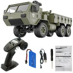 Camion télécommandé US ARMY avec ses accessoires, Télécommande, batterie, câble USB, tournevis, et un manuel d'utilisation-VéhTél